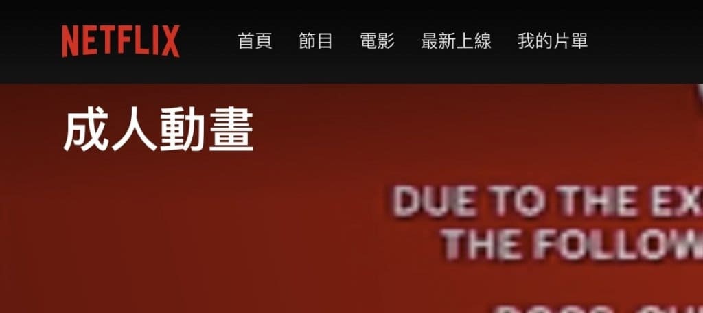 Netflix 成人动画