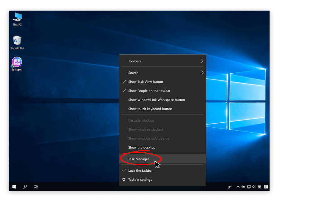 Open Task Manager