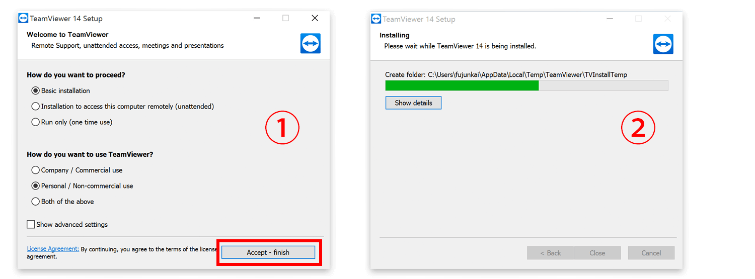 Install TeamViewer