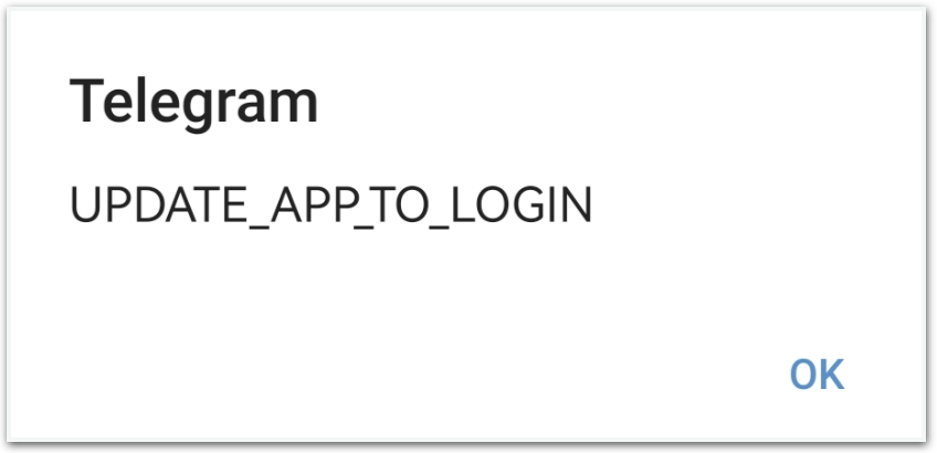 Telegram 更新提示